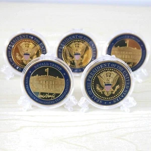 Collectible 5-Pack Trump Gold Coins - 1.5 Inch - Perfect Gift for Enthusiasts - Picture 1 of 1