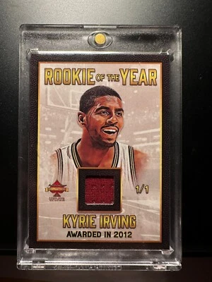 2023 PRESIDENT'S CHOICE KYRIE IRVING ROOKIE OF THE YEAR PATCH JERSEY 1/1 🔥 - Image 1 of 2