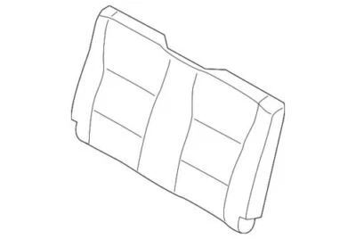 Genuine Ford F-150 2019-2022 Rear Left Seat Back Cover Assembly JL3Z-1666601-CB - Image 1 of 2