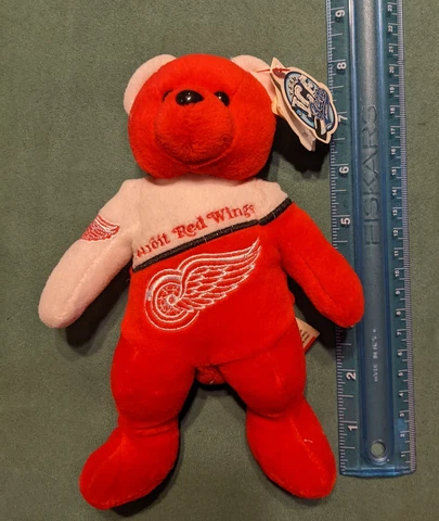 Detroit Red Wings Beany Bear Team Beans Team Ice Bears Authentic NHL Cover