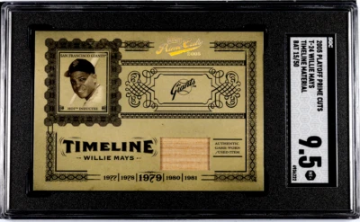 2005 Playoff Prime Cuts Willie Mays #T-24 /50 SGC 9.5 - Image 1 of 2