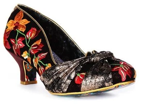 Irregular Choice Orchiding Me Floral Ins Mid Womens Heel Multi Colour US 5 - 11 - Picture 1 of 6