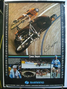 Fahrradposter Cees Stam Shimano Sept/Okt Vintage selten - Bild 1 von 8