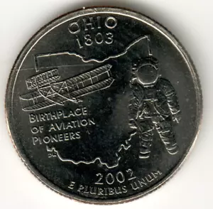 USA - 2002D - Washington ¼ Dollar - Ohio - Uncirculated - #8763 - Picture 1 of 2