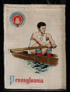 *ATHELETE & COLLDGE SEAL*1 'G' Size odd (SILK) American Tobacco-V/Good - Picture 1 of 1
