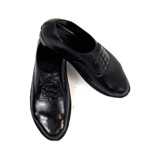 Vintage GI Joe 1964 Black Rubber Shoes Action Pilot Marine Dress Parade Hasbro - Picture 1 of 7