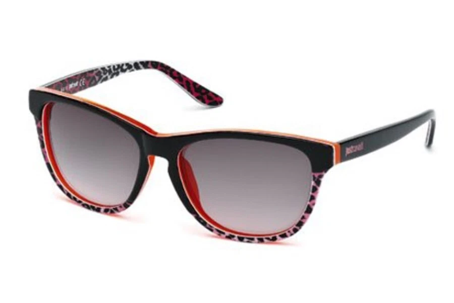 Just Cavalli JC492S 05B Black & Pink Cheetah Plastic Sunglasses Frame 57-16-140 - Image 1 of 1