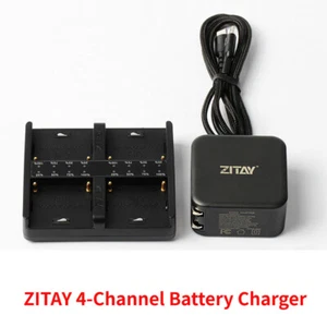 ZITAY 4-Channel Battery Charger Fit For NP-F550/F570/F750/F970/F980 Battery - Picture 1 of 7