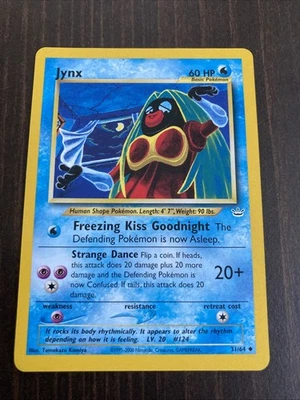 Jynx 31/64 Neo Revelation Rare Vintage Pokemon Card Jinx - Image 1 of 2