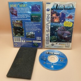 In The Hunt (Sega Saturn, 1995) Complete w/ Manual.