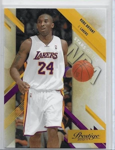 2010-11 Prestige Stars of the NBA Kobe Bryant #7 HOF Lakers - Picture 1 of 2