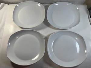 4er Set Dansk Classic Fjord weiß Salat/Speiseteller 11 Zoll - Bild 1 von 15