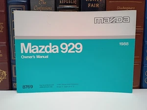 1988 Mazda 929 Owners Operators Manual OEM 9999-95-024C-88 - Bild 1 von 4