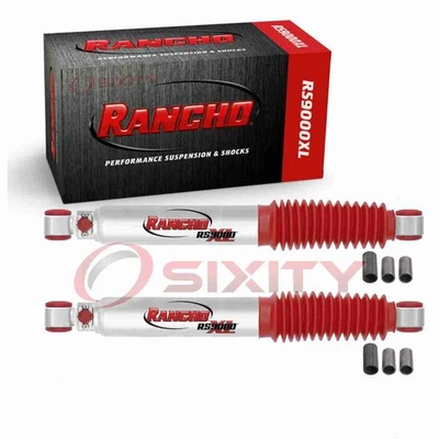 2 pc Rancho RS9000XL Rear Shock Absorbers for 1992-1995 Chevrolet G30 Spring zm — 第 1/4 张图片