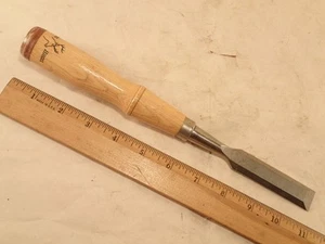 Vintage BUCK BROTHERS 3/4" Beveled Edge Paring Bench Cabinetmakers Chisel. 11" L - Picture 1 of 6