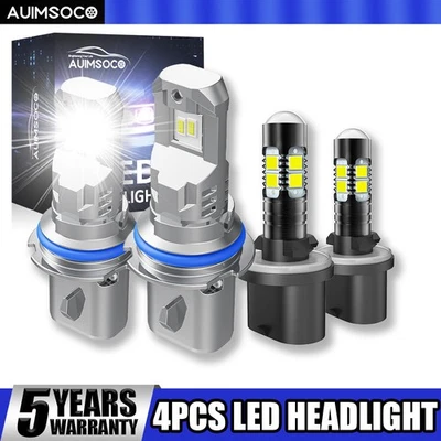Faro LED CSP + luz antiniebla bombillas blancas para Ford E-350 Econoline 1994-2000 2007 Foto 1 de 4