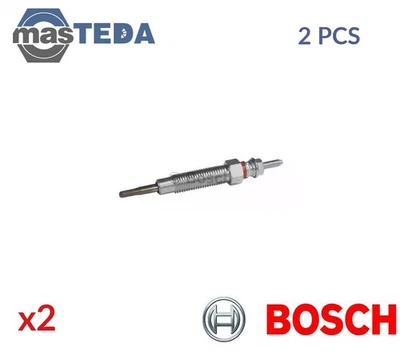 F 01G 004 02D ENGINE GLOW PLUGS BOSCH 2PCS FOR MITSUBISHI L 200 2.8L 71KW,92KW - Image 1 of 4