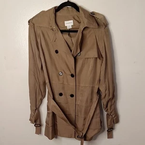 Club Monaco Women's Size S/P Harper Tan Trench Coat. Classic - Picture 1 of 10