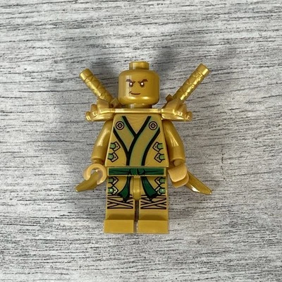 Lego Minifigure Ninjago njo073 Lloyd Golden Ninja No Face Cover Hat - Image 1 of 4