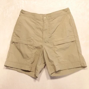 Old Navy Herren Tech Hybrid Cargo Shorts Med. Grün 7 Zoll Schrittlänge Birkenblatt Nylon - Bild 1 von 10