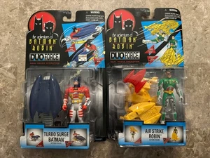 Batman & Robin Air Strike Robin/Turbo Surge Batman (Kenner) - New Sealed - Picture 1 of 21