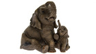 Elephant & Calf Statue by Leonardo Collection  Mother & baby African Elephant
