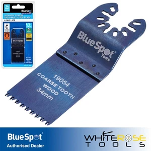 BlueSpot Multitool Klinge japanisch grob 34 mm OMT für Holz Kunststoff HCS - Bild 1 von 3