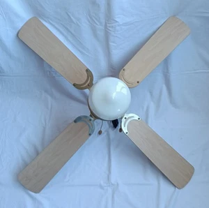 ✅ ventilatore a soffitto con luce usato funzionante struttura in acciaio - Foto 1 di 14