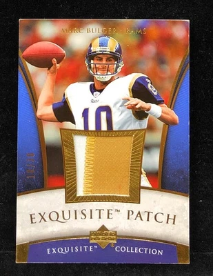 2006 UPPER DECK EXQUISITE COLLECTION #EP-MB MARC BULGER PATCH GOLD /35 - Image 1 of 2