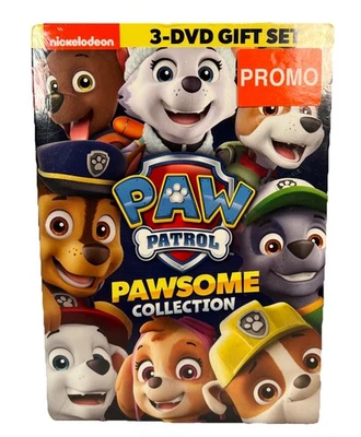 Paw Patrol Pawsome Collection 3 DVD Gift Set Marshall Chase On The Case Sealed - Image 1 of 3