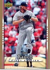 2007 Upper Deck First Edition Washington Nationals Baseball Card #300 Jon Rauch