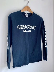  T-Shirt Miso Phat Sushi Maui Grafik SCHWARZ Langarm - Unisex Gr. P - Bild 1 von 3