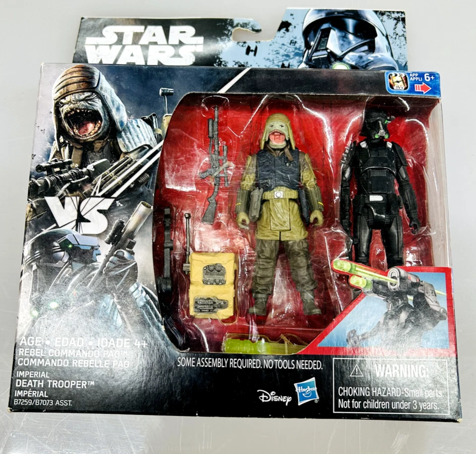 Nueva Figura Star Wars Rogue One Comando Rebelde Pao vs Imperial Death Trooper 3.75 Foto 1 de 1