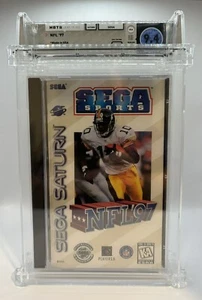NFL '97 (Sega Saturn, 1996) Brand New and Factory Sealed WATA Graded 9.4 Seal A+ - Picture 1 of 5