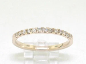 Brillant Memory Ring 585 Gelbgold 14K   13 Brillanten total 0,19ct Si  Bandring - Bild 1 von 6