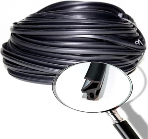 Guarnizioni per Finestre in Alluminio S- 1172, (10M) – Paraspifferi EPDM Nero Di - Foto 1 di 9