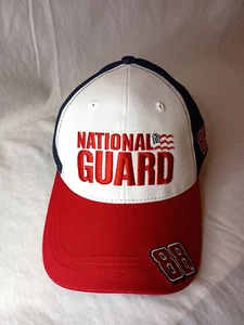 Nuevo Dale Earnhardt Jr. #88 Guardia Nacional Sombrero Gorra A Presión Trasera - Imagen 1 de 7