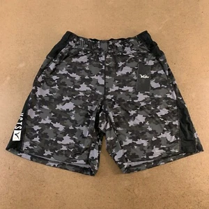 Victus Sports Men's Size Medium Black Gray Camouflage Athletic Shorts NWT - Picture 1 of 10