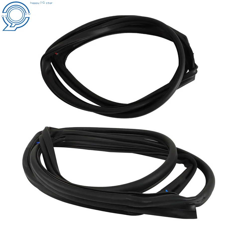 前门 Weatherstrip 密封套件前左右适用于 2007 - 2018 吉普牧马人 — 第 1/4 张图片