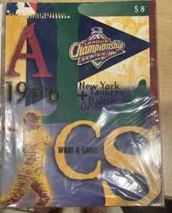 YANKEES 1996 AL CHAMPIONSHIP SERIES PROGRAM - Picture 1 of 2