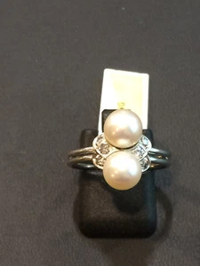 Ring WG 585 (14 Karat) mit Perle, L1999-4741 - Bild 1 von 3
