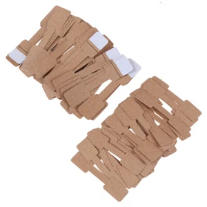 50/100Pcs Quadrate Blank Price Tags Necklace Ring Jewelry Labels Paper St.HU - Picture 1 of 14
