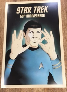 Star Trek "50 - Live Long and Prosper" Mini Print By Rocco Malatesta - Bild 1 von 1