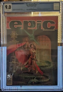 Epic Illustrated 27 Last Galactus Story CGC bewertet 9,0 First Vance Dreadstar - Bild 1 von 6