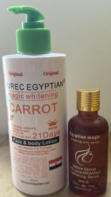 Pure Egyptian Magic Carrot Lotion and Oil