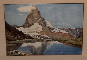 Stampa vintage firmata Ethel Mars - 14" x 18" - incorniciata e opacizzata - colori nitidi!!! - Foto 1 di 10