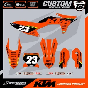 KTM SX 85 MOTOCROSS GRAPHICS CUSTOM MX GRAPHICS KIT DECALS STICKERS ZETA ORG - Picture 1 of 12