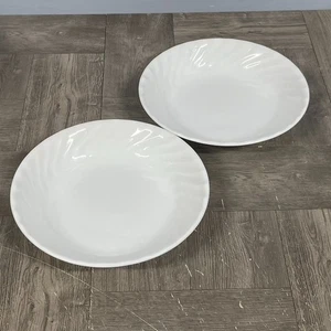 Juego de 2 ensaladeras de pasta Corelle Enhancements remolino blanco 8 1/2" - Imagen 1 de 8
