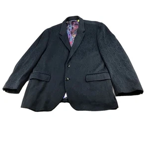 Robert Graham Sport Mantel Herren Gr. 46 Classic Fit schwarz/braun geblümt Dinner Sakko - Bild 1 von 17