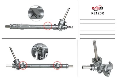 Crémaillère de direction assistée RENAULT CLIO Grandtour 2008- - Photo 1/4